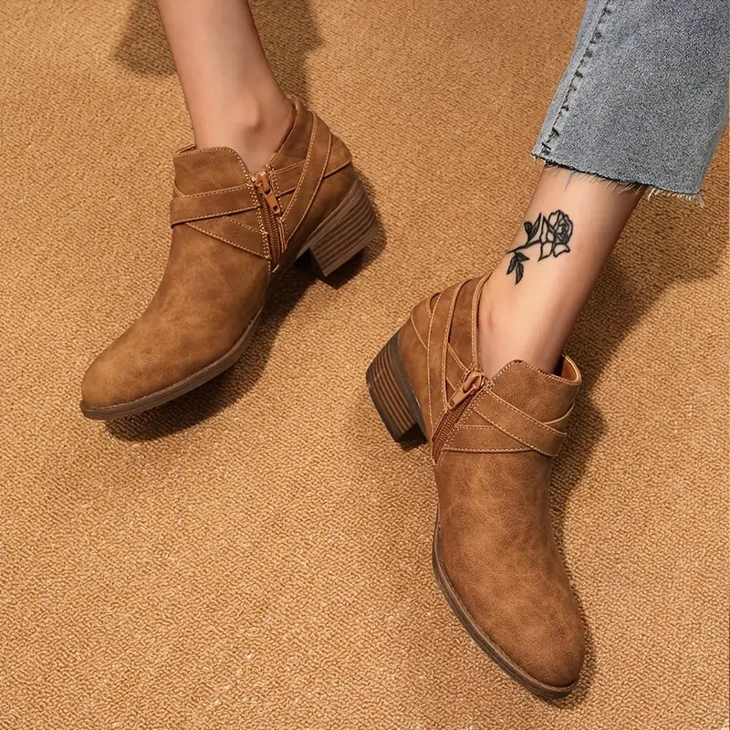 EP | BOTTES POUR FEMMES AVEC FERMETURE ÉCLAIR LATÉRALE