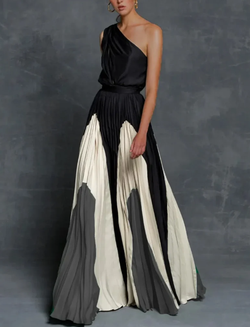 EP | maxi robe femme one shoulder
