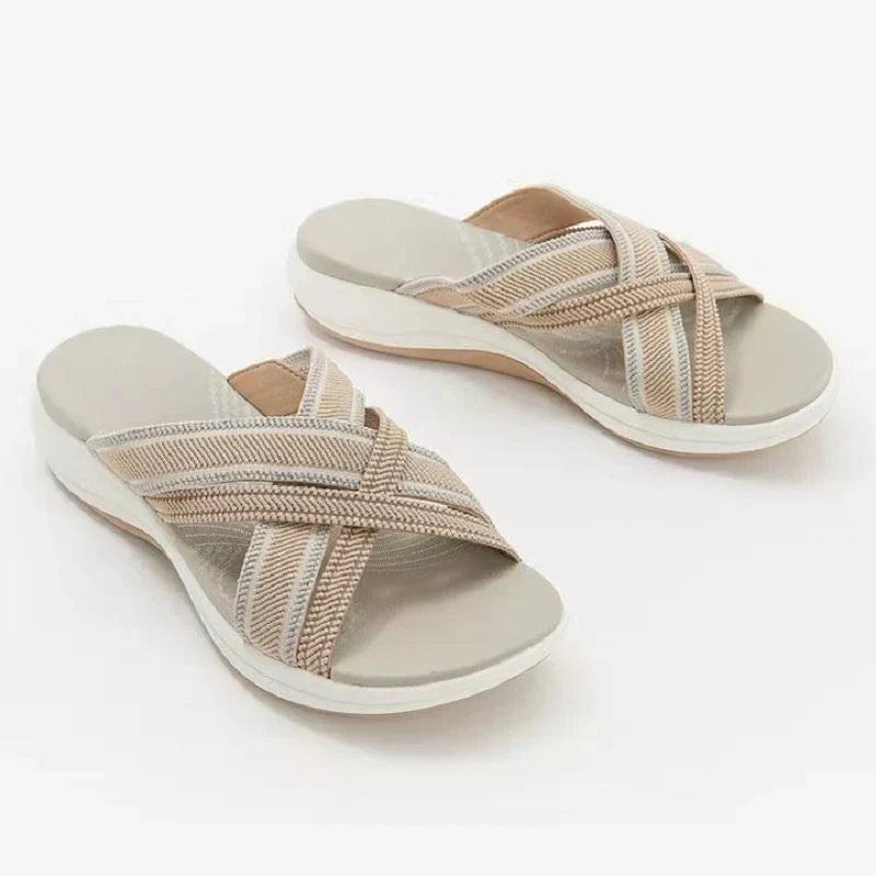 EP | | Sandales à plateforme pour femmes avec élastique