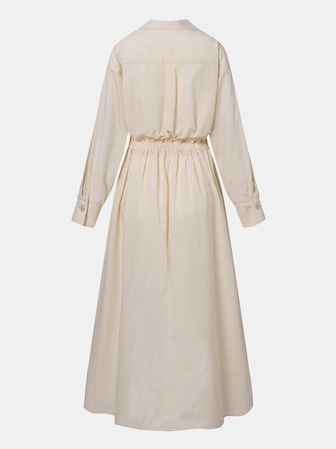 EP | robe longue chic avec ceinture pour femmes