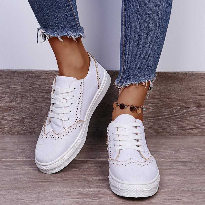 EP | Baskets à lacets sur semelles plates