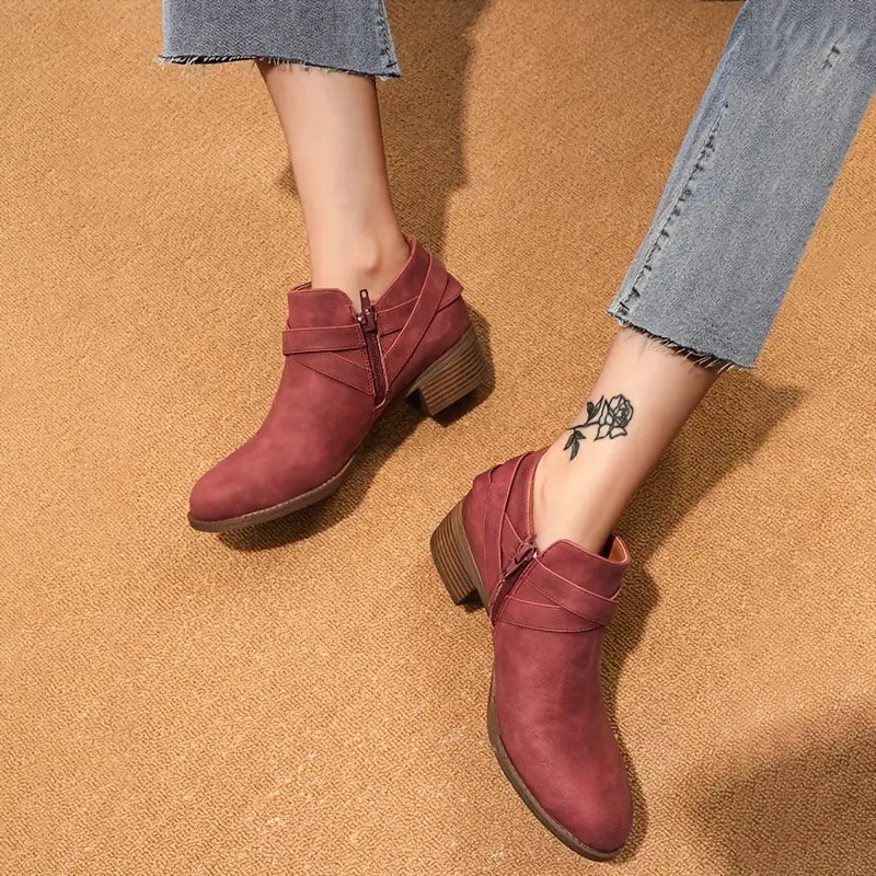 EP | BOTTES POUR FEMMES AVEC FERMETURE ÉCLAIR LATÉRALE