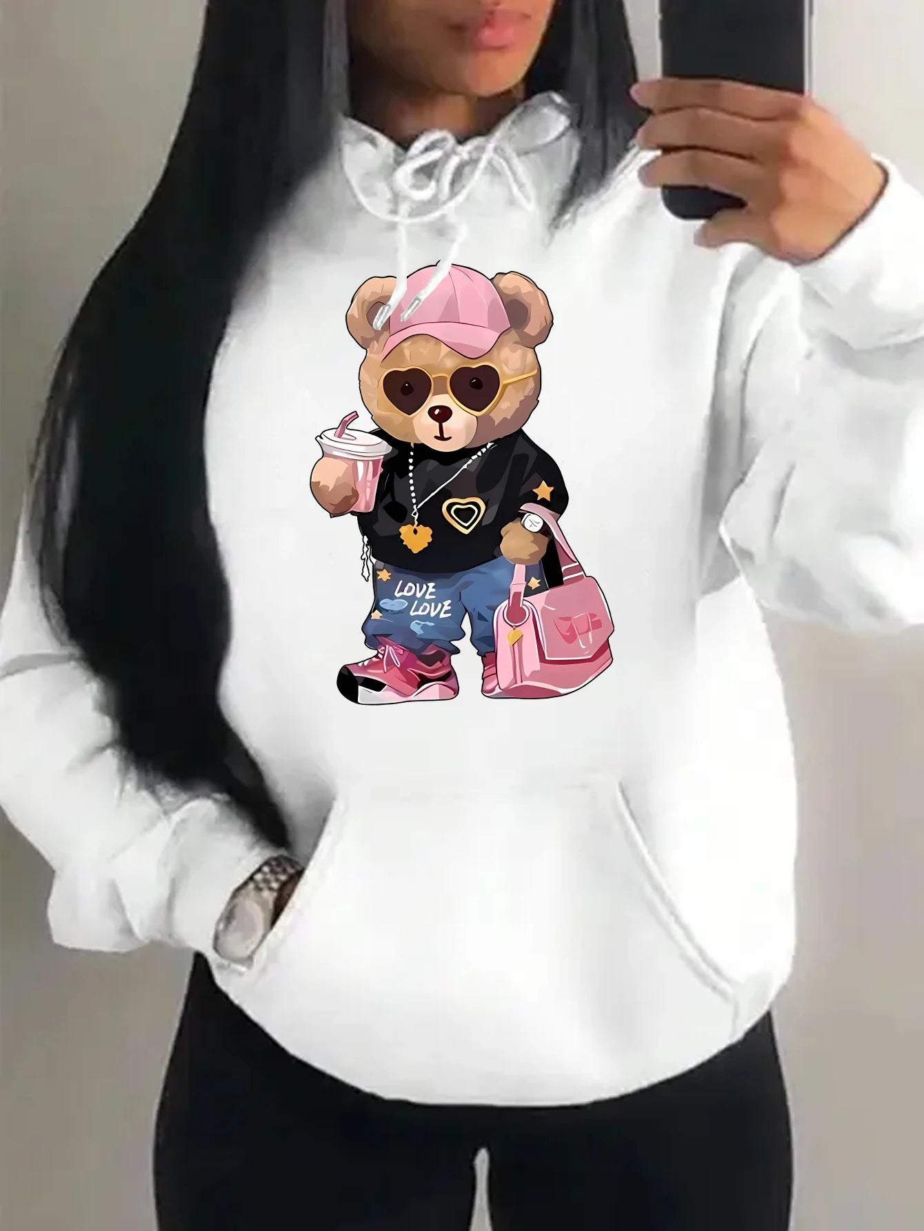 Élégant et contemporain Sweat à capuche