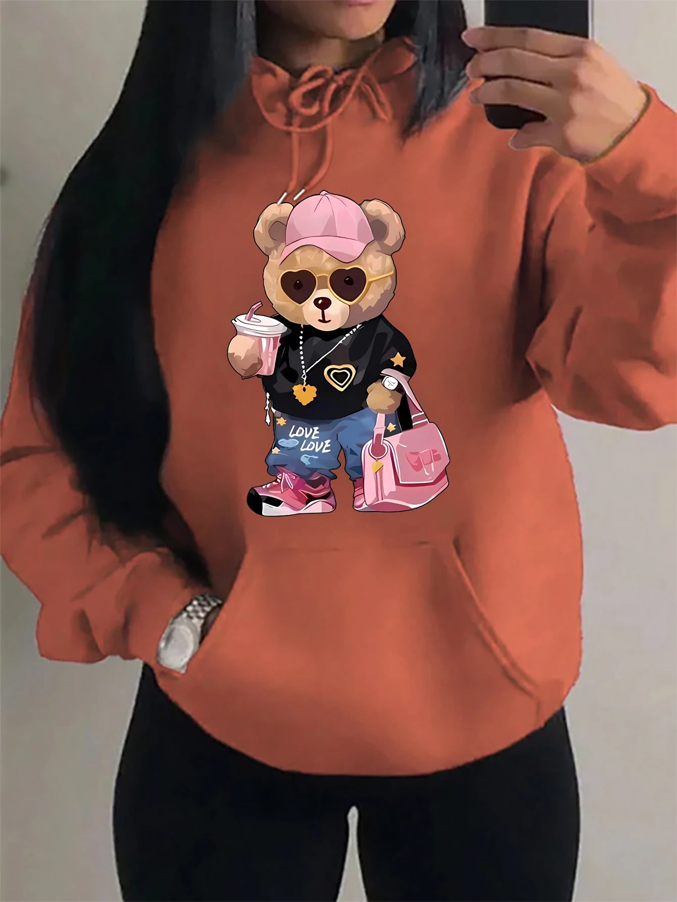 Élégant et contemporain Sweat à capuche