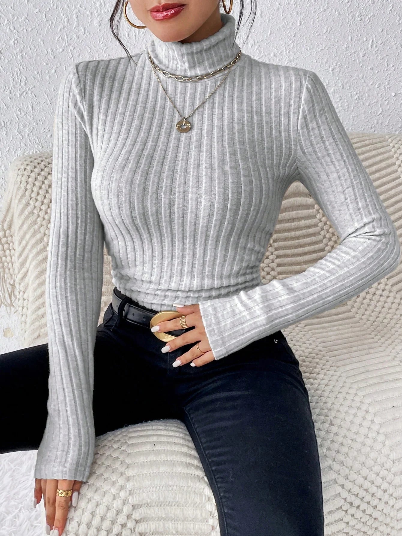 Confortable et chic Pull