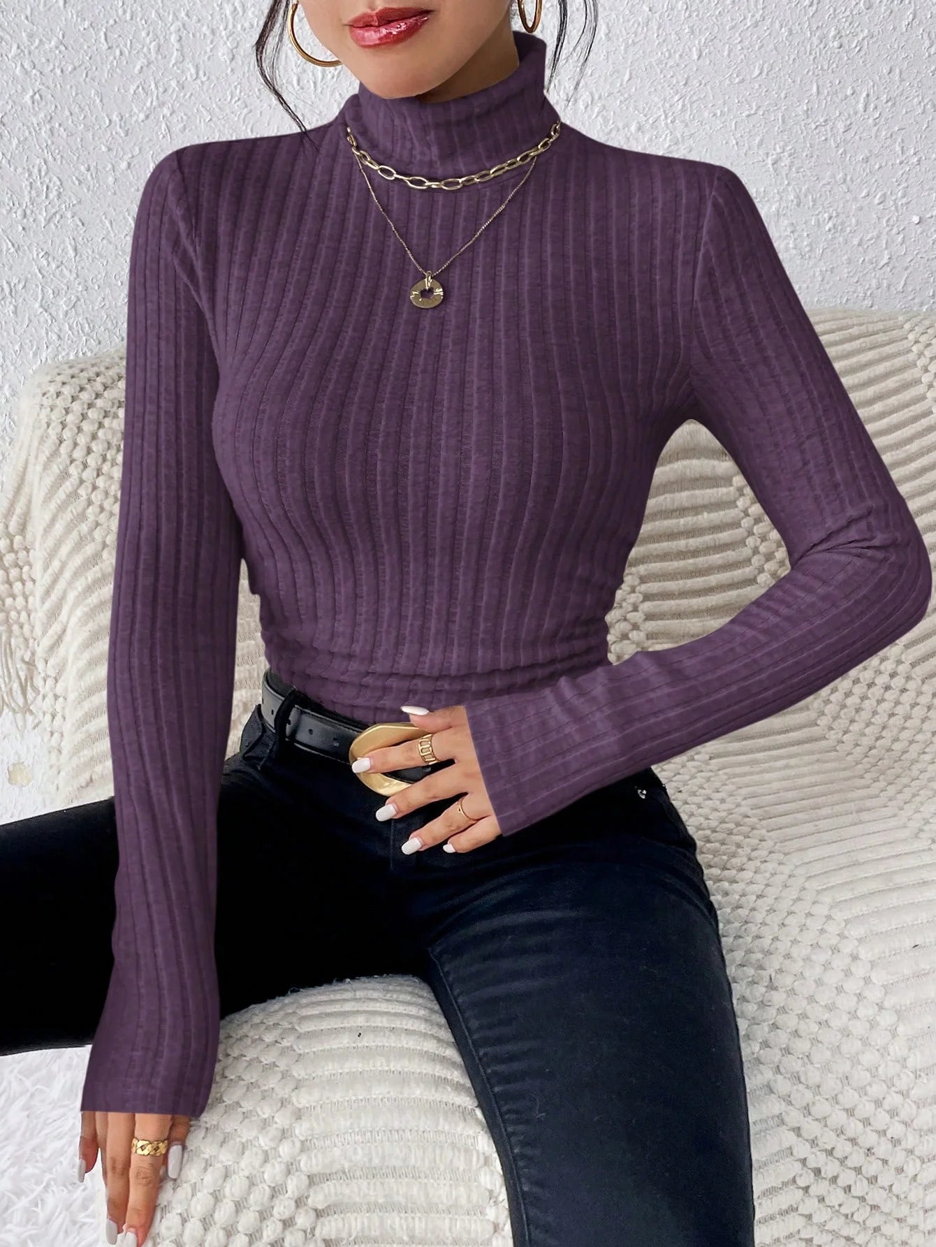 Confortable et chic Pull