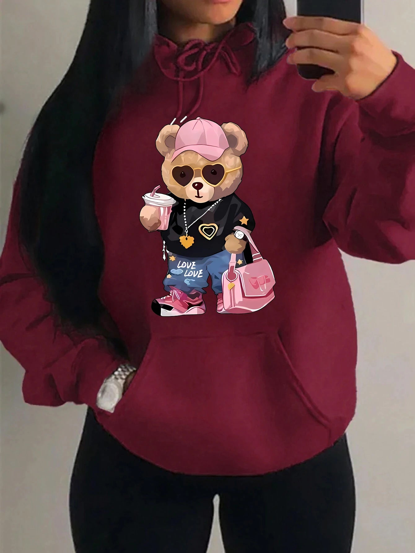 Élégant et contemporain Sweat à capuche