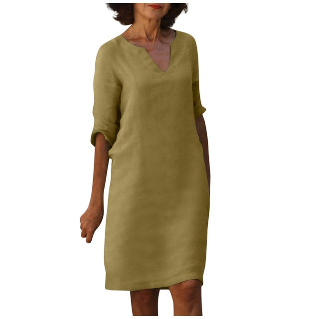 EP | Robe élégante avec décolleté en V
