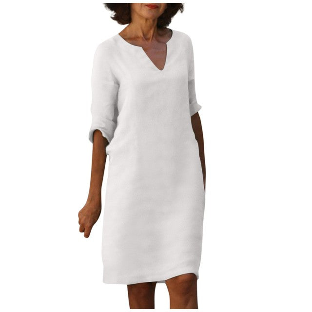 EP | Robe élégante avec décolleté en V