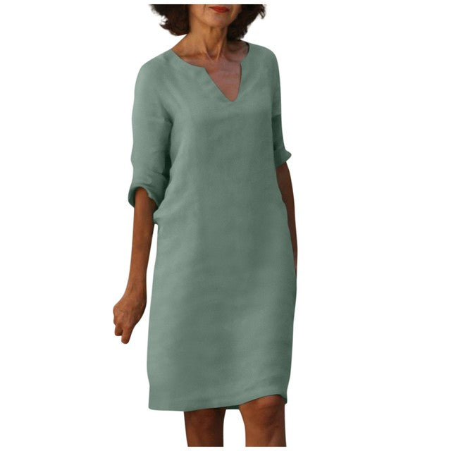 EP | Robe élégante avec décolleté en V