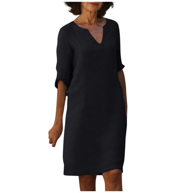 EP | Robe élégante avec décolleté en V