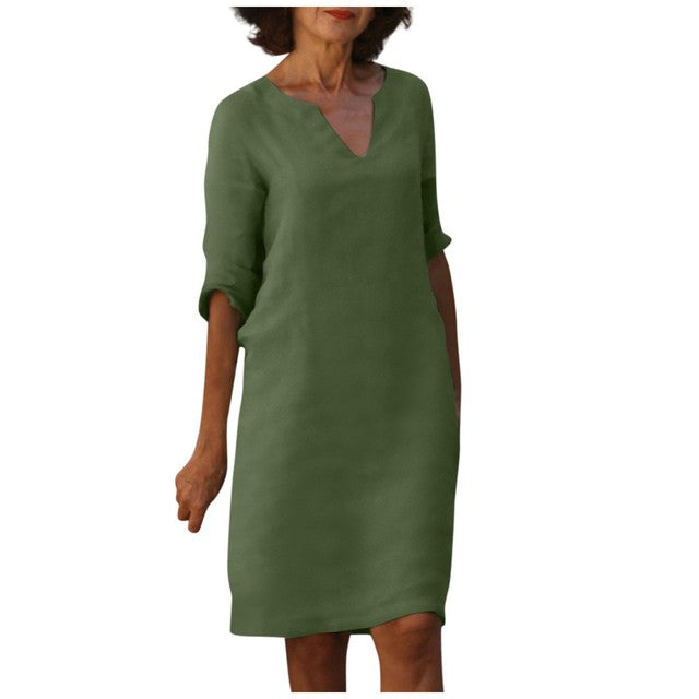 EP | Robe élégante avec décolleté en V