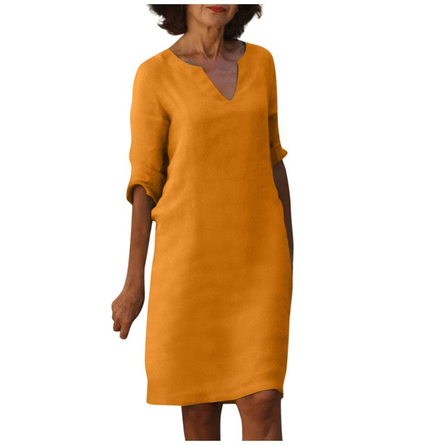 EP | Robe élégante avec décolleté en V