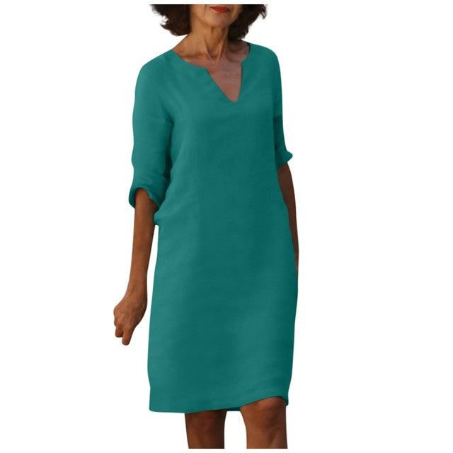 EP | Robe élégante avec décolleté en V