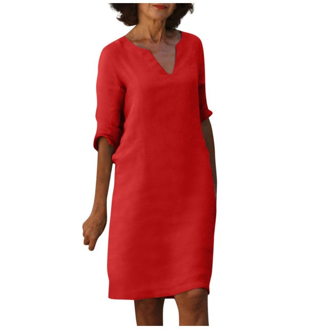 EP | Robe élégante avec décolleté en V