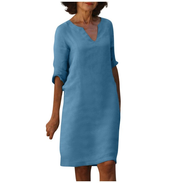 EP | Robe élégante avec décolleté en V