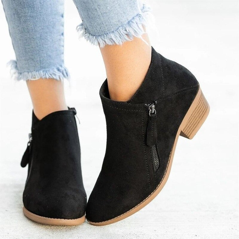 EP | BOTTES D'AUTOMNE ORTHOPÉDIQUES À TALON POUR FEMMES