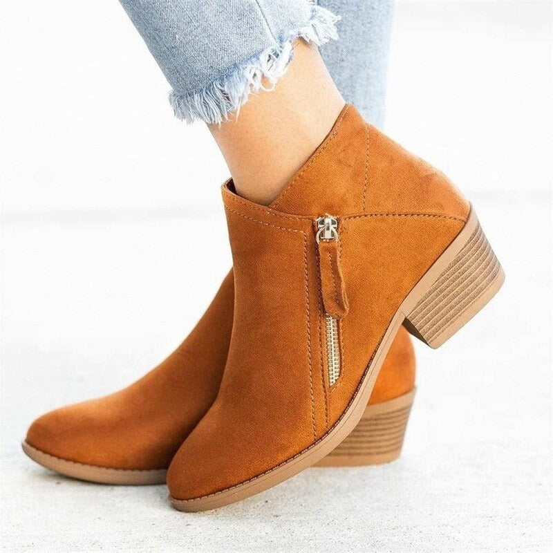 EP | BOTTES D'AUTOMNE ORTHOPÉDIQUES À TALON POUR FEMMES
