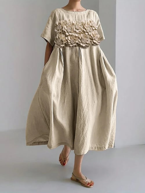 ND | Robe décontractée à imprimé floral pour femmes