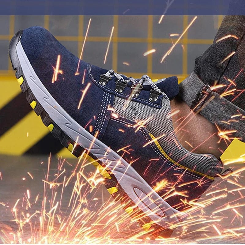 EP | Bottes en cuir avec embout en acier et protection en fer