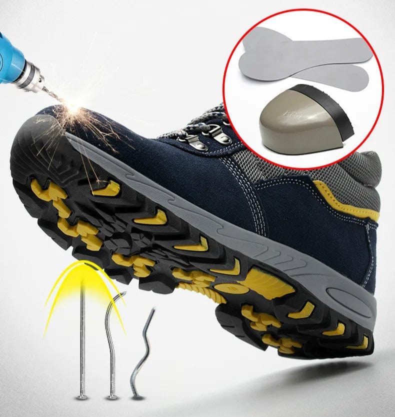 EP | Bottes en cuir avec embout en acier et protection en fer