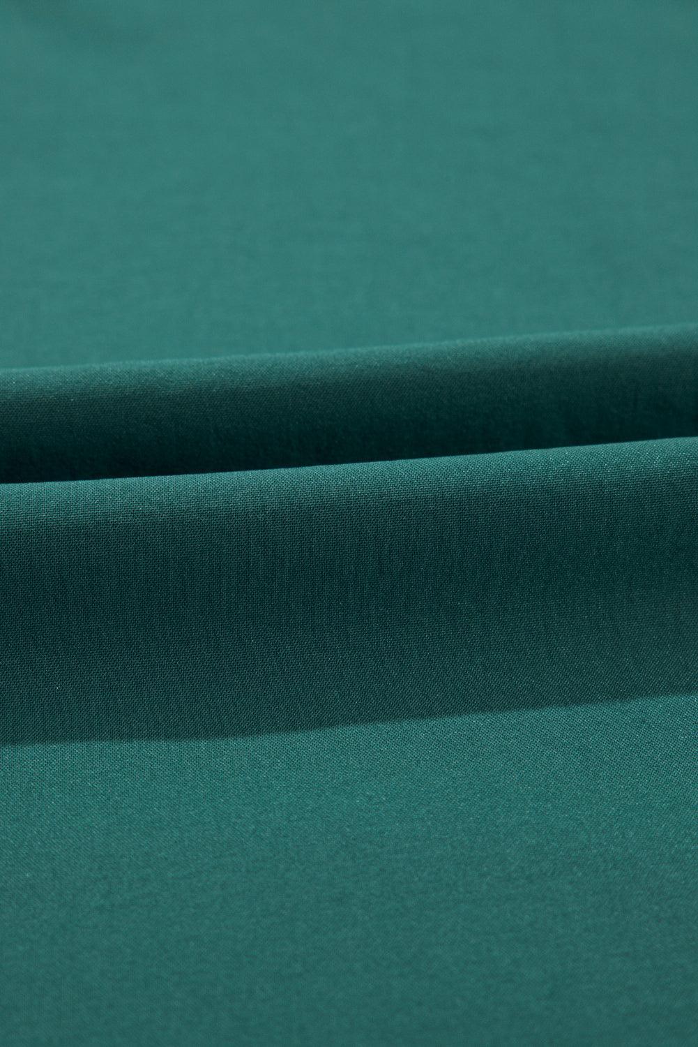 EP | Maxi-robe vert foncé à plis pour femmes