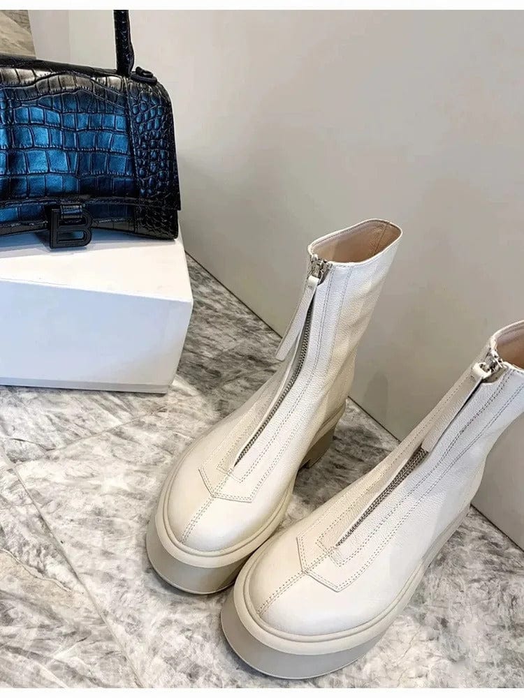 EP | Bottines en cuir