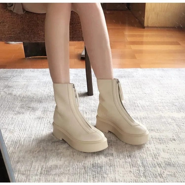 EP | Bottines en cuir