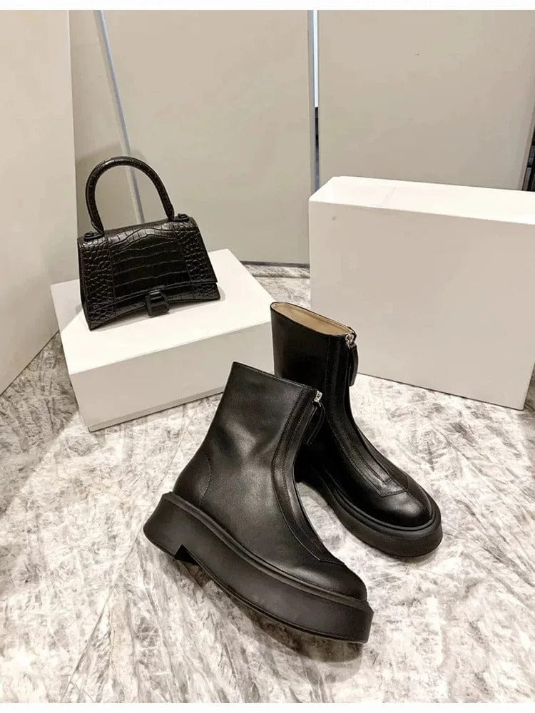 EP | Bottines en cuir