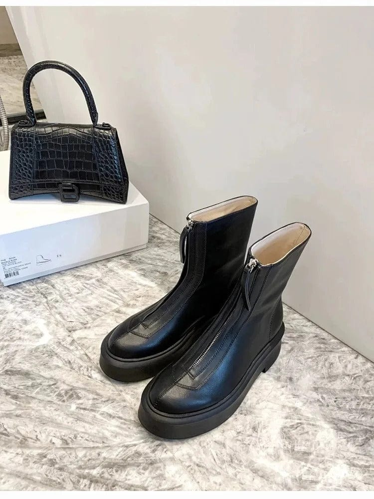 EP | Bottines en cuir
