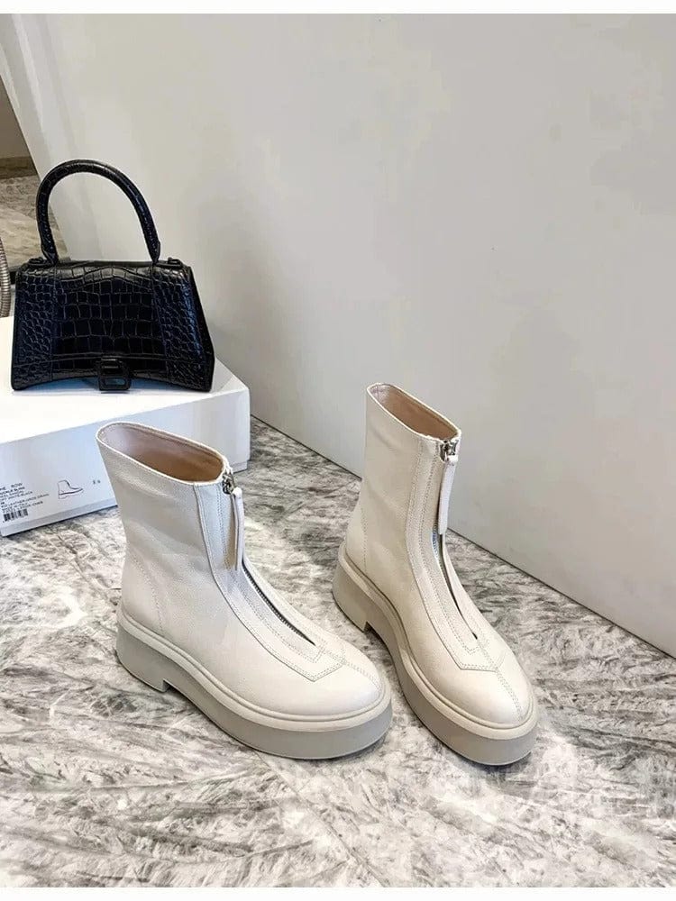 EP | Bottines en cuir