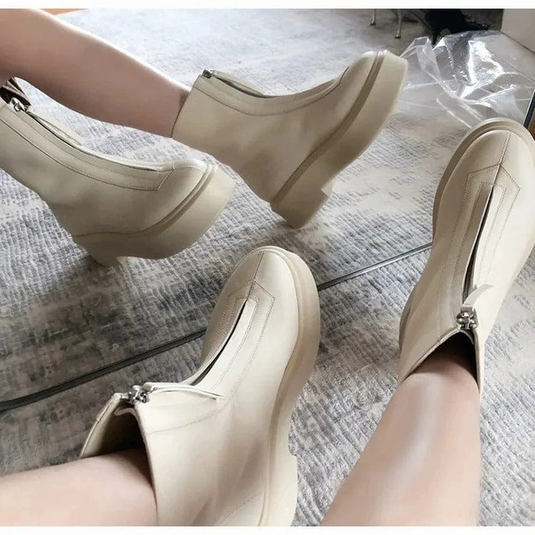 EP | Bottines en cuir