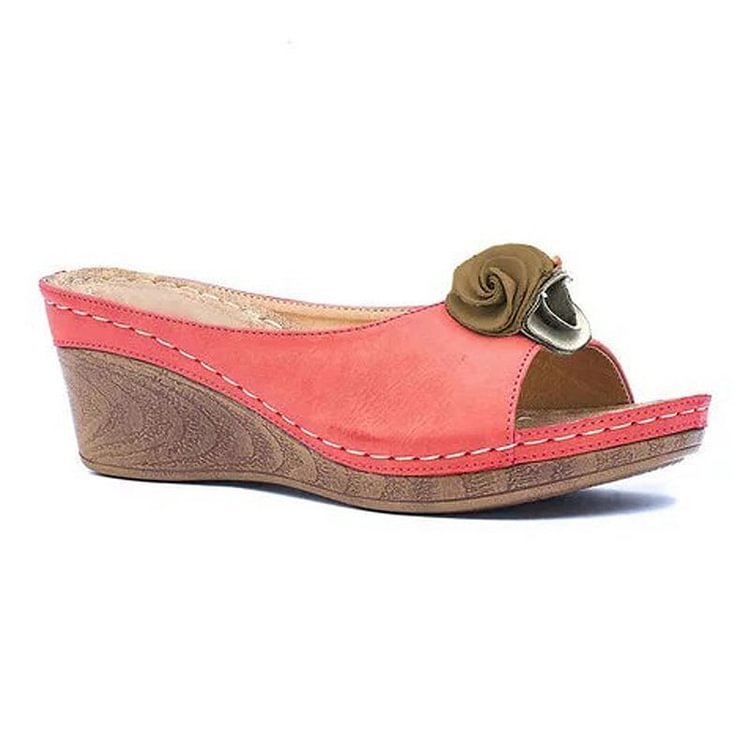 EP | | Sandales à fleurs confortables en cuir
