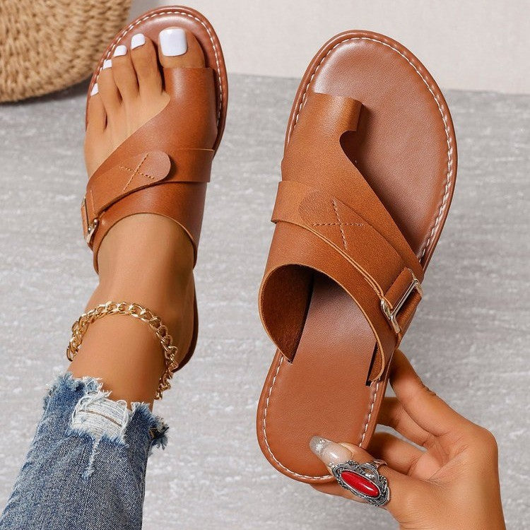 EP | | Sandales de luxe en cuir orthopédique