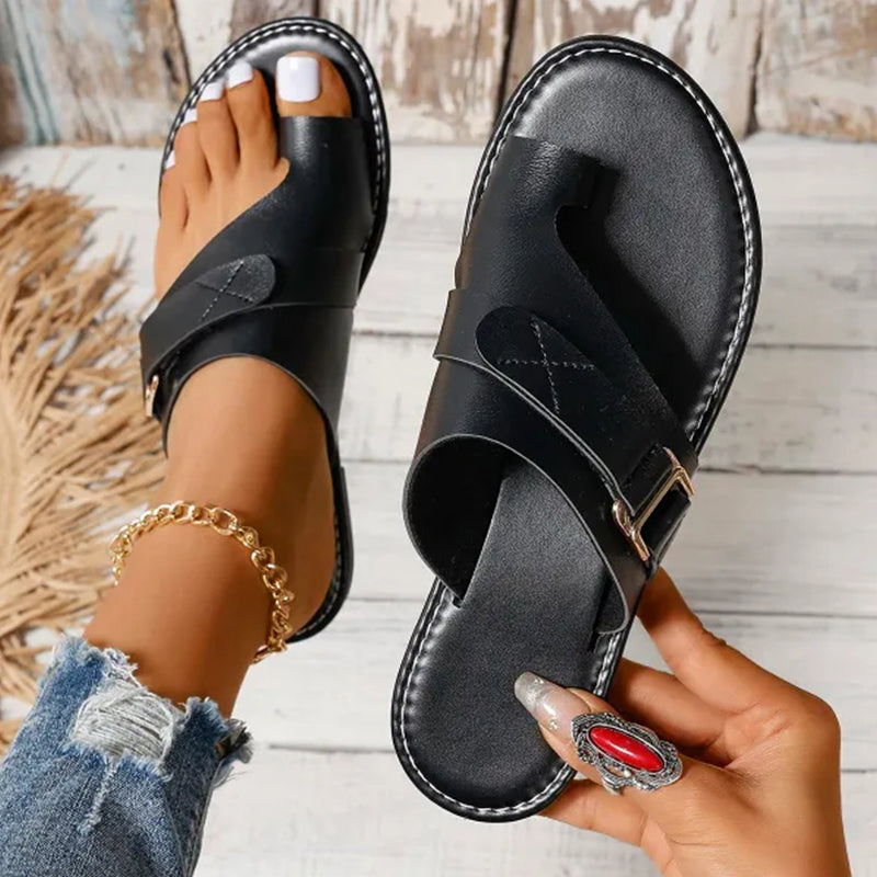 EP | | Sandales de luxe en cuir orthopédique