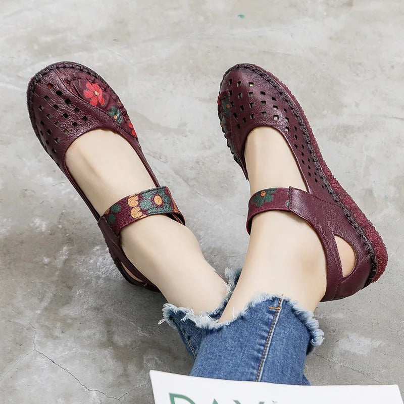 EP | Découpe florale Chaussures Slipper