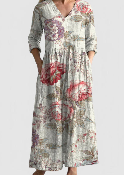 EP | Maxi robe orchidée