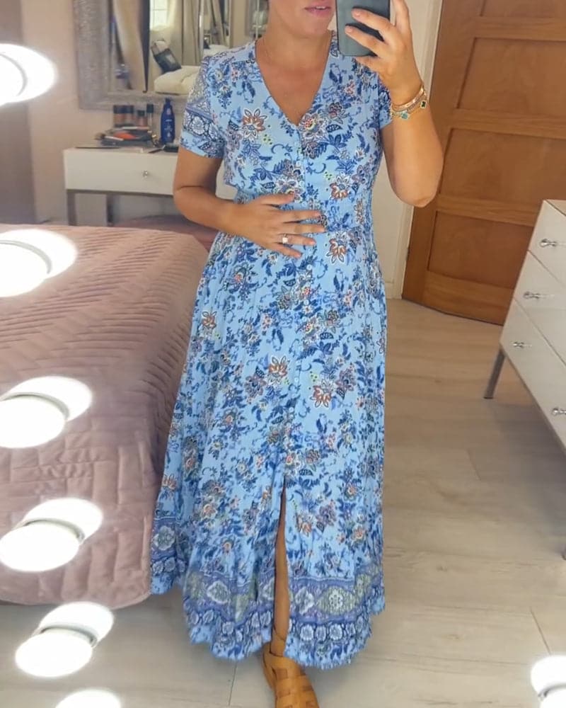 EP | Maxi-robe bohème florale