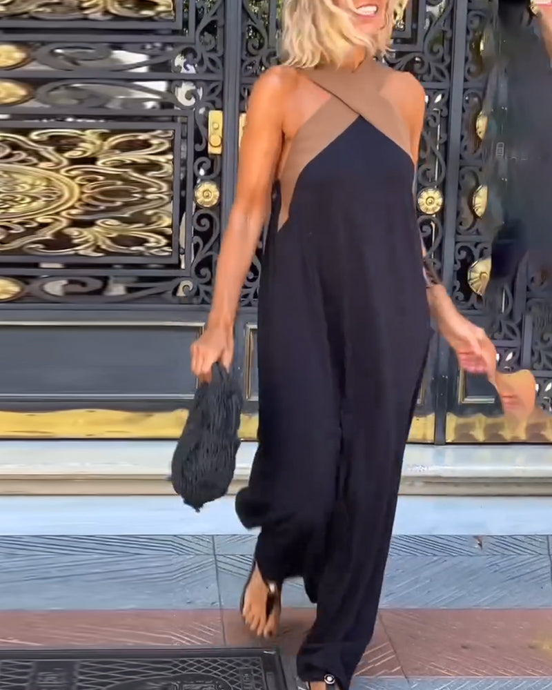 EP | Maxi robe élégante à col croisé pour les occasions spéciales
