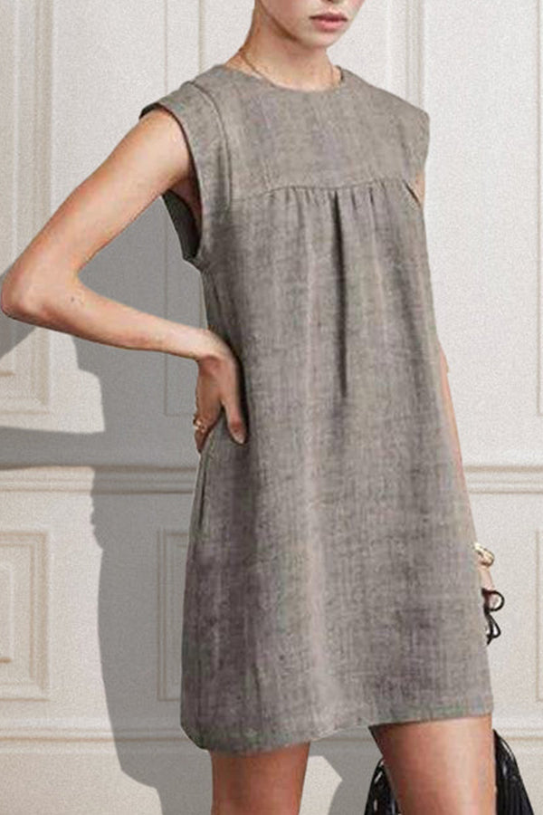 EP | MINI-ROBE DÉCONTRACTÉE SANS MANCHES EN LIGNE A