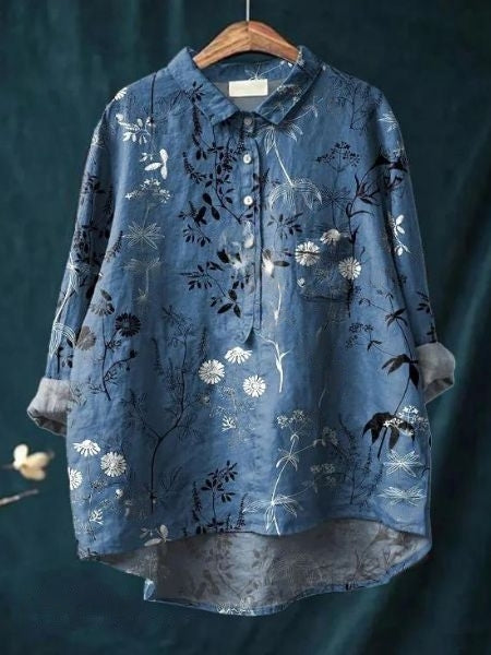 ND | Blouse à fleurs élégante et polyvalente