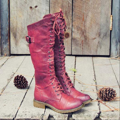 ND | Bottes à lacets vintage