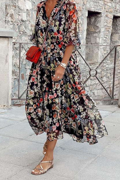 EP | Maxi robe à fleurs