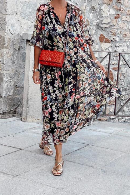 EP | Maxi robe à fleurs