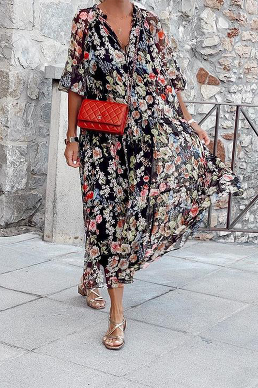 EP | Maxi robe à fleurs