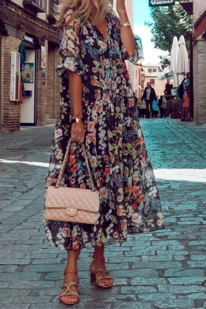 EP | Maxi robe à fleurs