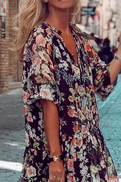 EP | Maxi robe à fleurs