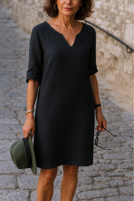 EP | Robe élégante avec décolleté en V