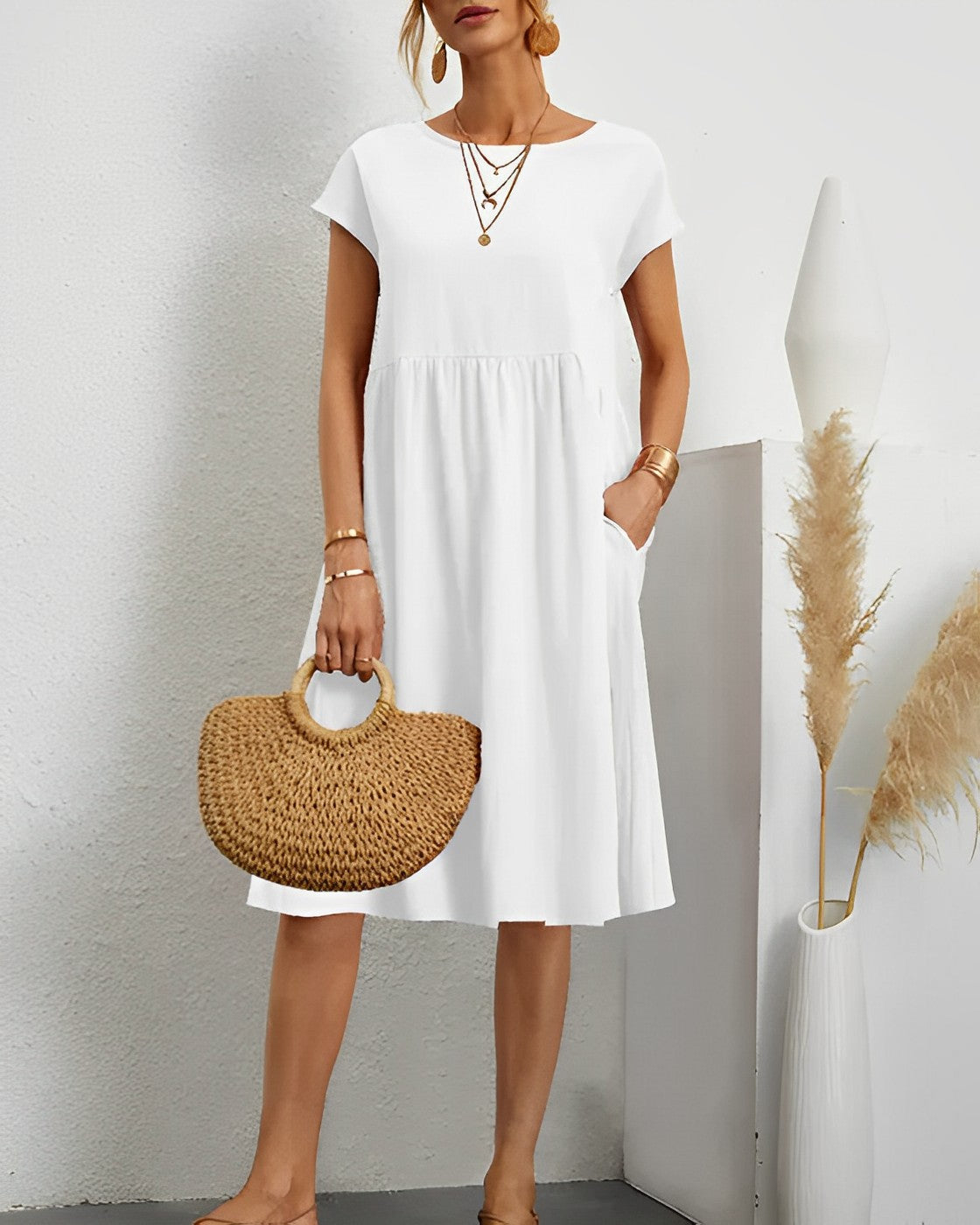 ND | Robe midi avec poche latérale