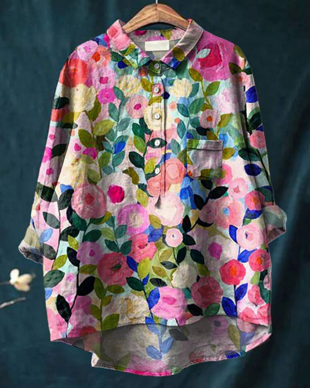 ND | Blouse à fleurs élégante et polyvalente